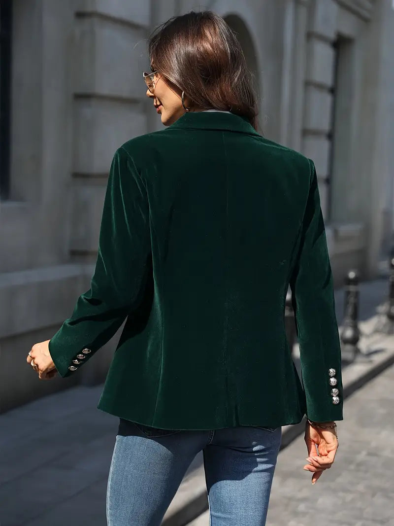 Savannah™ - Elegant Velvet Blazer
