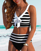 Martina™ | High Waist Striped Bikini