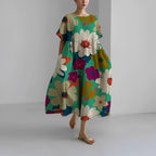Daisy - Retro Big Swing Loose Maxi Dress