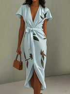 Amira | Elegant Wrap Elegant Wedding Guest Dress
