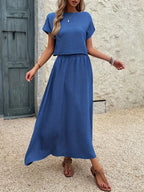 Hannah™ - Comfy Top and Skirt Set