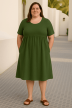 Grace | Casual Loose Tummy Covering Dress