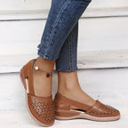 Gracie - Perforated Slip-On Flats