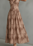 Valentina | Floral Maxi Dress with Off-Shoulder