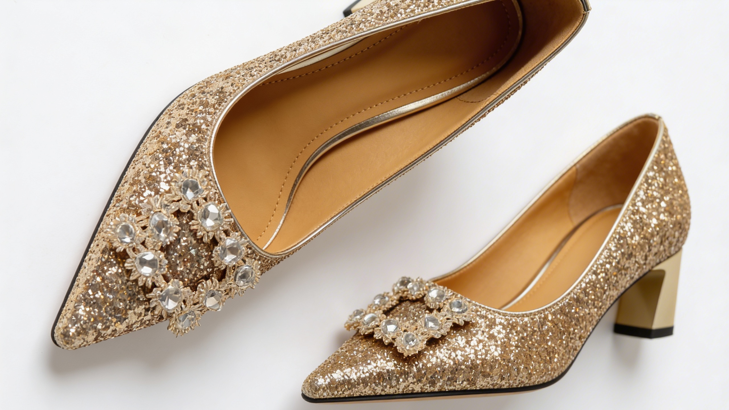 Magdalena | Orthopedic Glitter Pumps