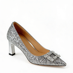 Magdalena | Orthopedic Glitter Pumps