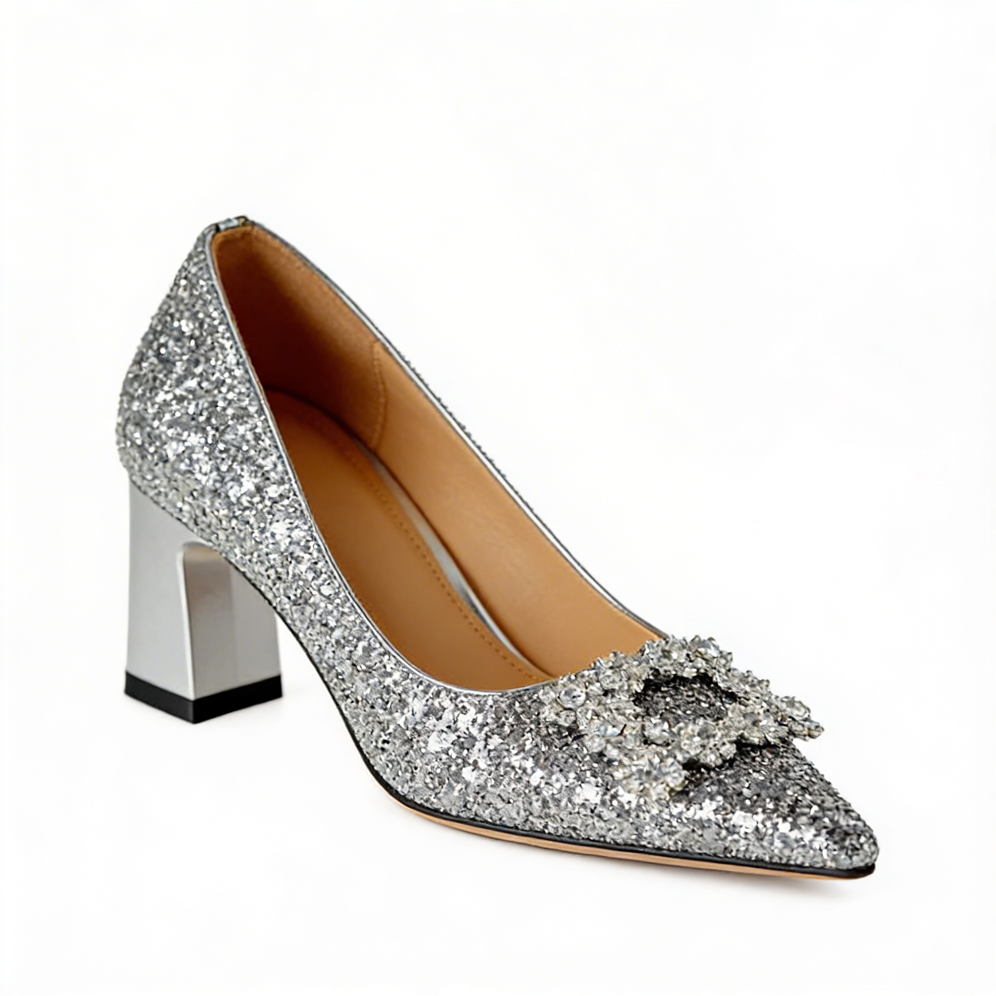 Magdalena | Orthopedic Glitter Pumps