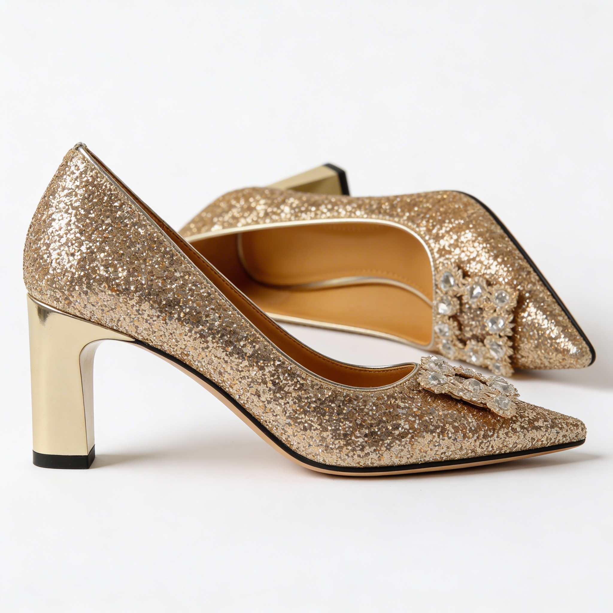 Magdalena | Orthopedic Glitter Pumps