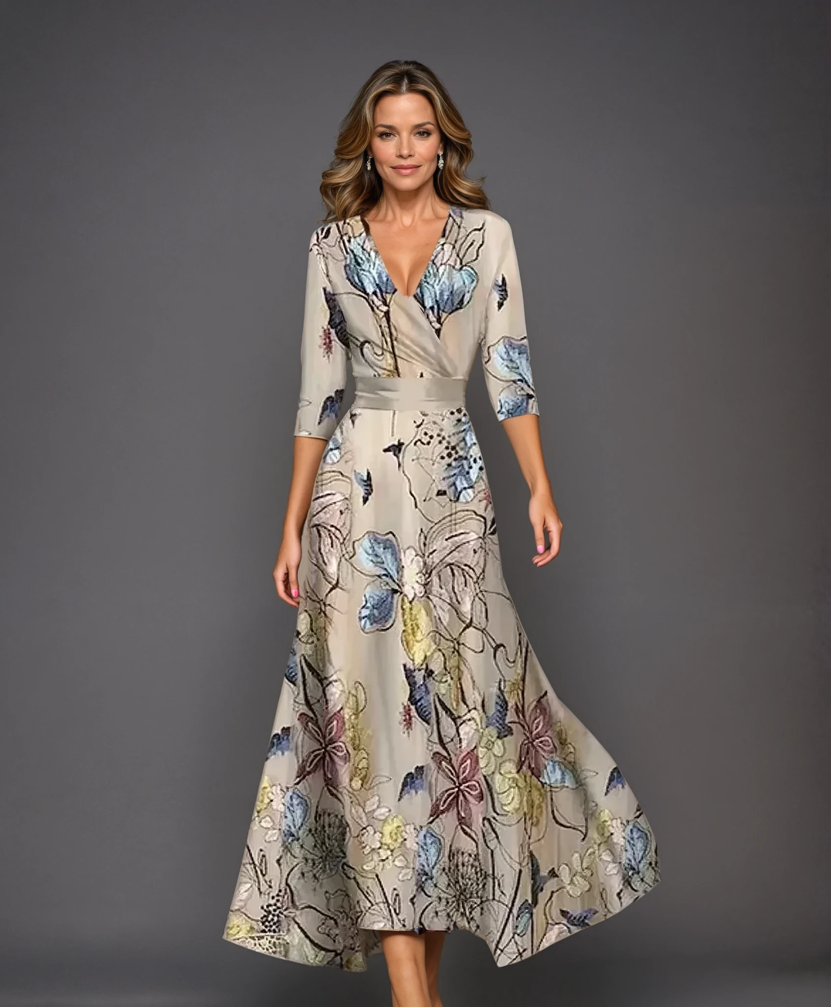 Ysa | Elegant Wedding Guest Maxi Dress