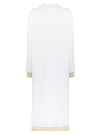 Contrast Color Sleeveless Cardigan Jacket and Pants Set