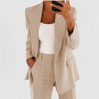 Diane | Elegant Two Piece Blazer Pant Suit