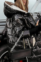 Eliza | Elegant winter coat with hood and padding