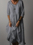 Katie - Summer Pleated Midi Dress