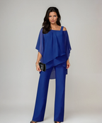 Cynthia | Elegant Layered Two Piece Dressy Summer Set