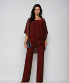 Cynthia | Elegant Layered Two Piece Dressy Summer Set