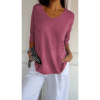 Loraine - Elegant V - neck shirt