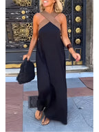 DELPHINE | DRESS WITH CROSSED CUT