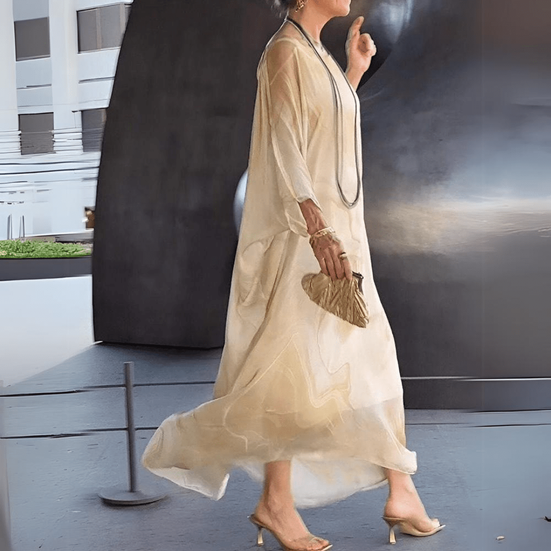 Mariana Slimming Luxe Chiffon Elegance Dress