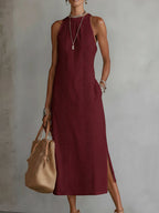 Jimena | Relaxed Lace White Maxi Dress