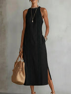 Jimena | Relaxed Lace White Maxi Dress
