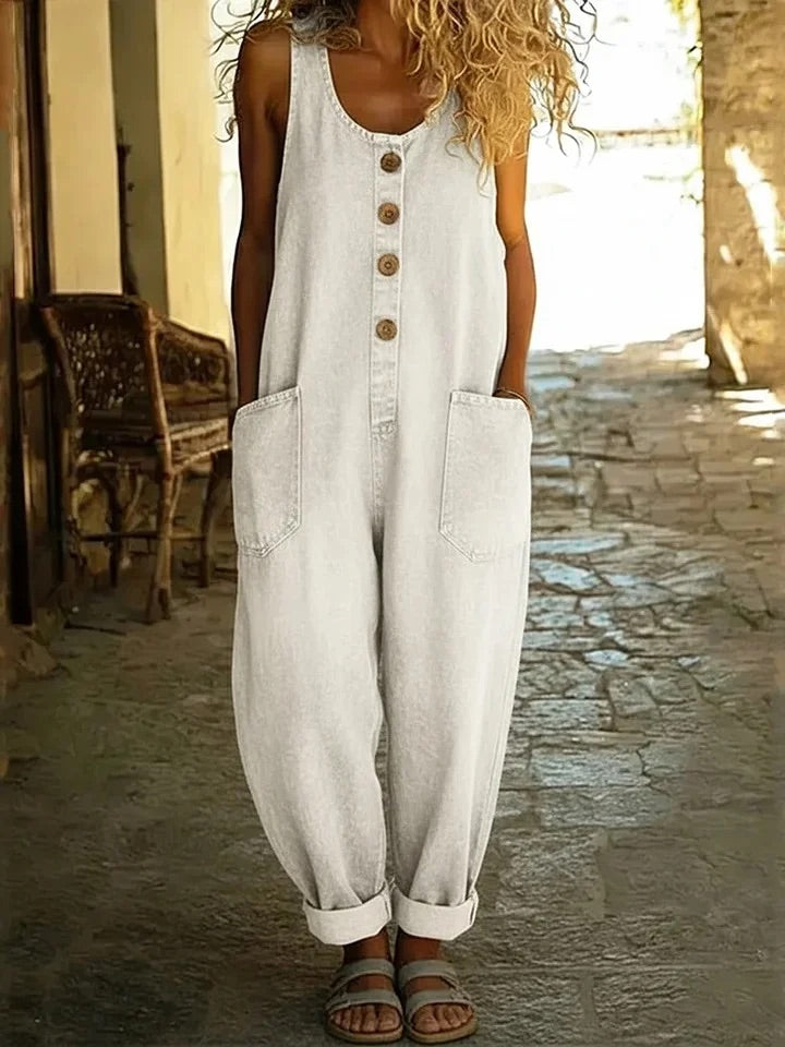 Lenna – Vintage Denim Jumpsuit