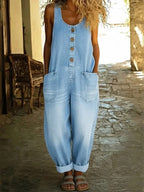 Lenna – Vintage Denim Jumpsuit