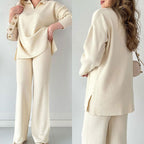 Lily™ - Comfortable V-neck Co-ord Set