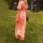 Amelia™ - Elegant Floral Maxi Dress