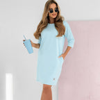 Mira | Dress with 3/4 Sleeves and Pockets