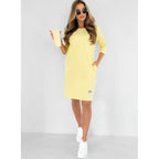 Mira | Dress with 3/4 Sleeves and Pockets
