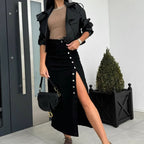 Chiara | Stylish, Figure-Hugging Denim Skirt