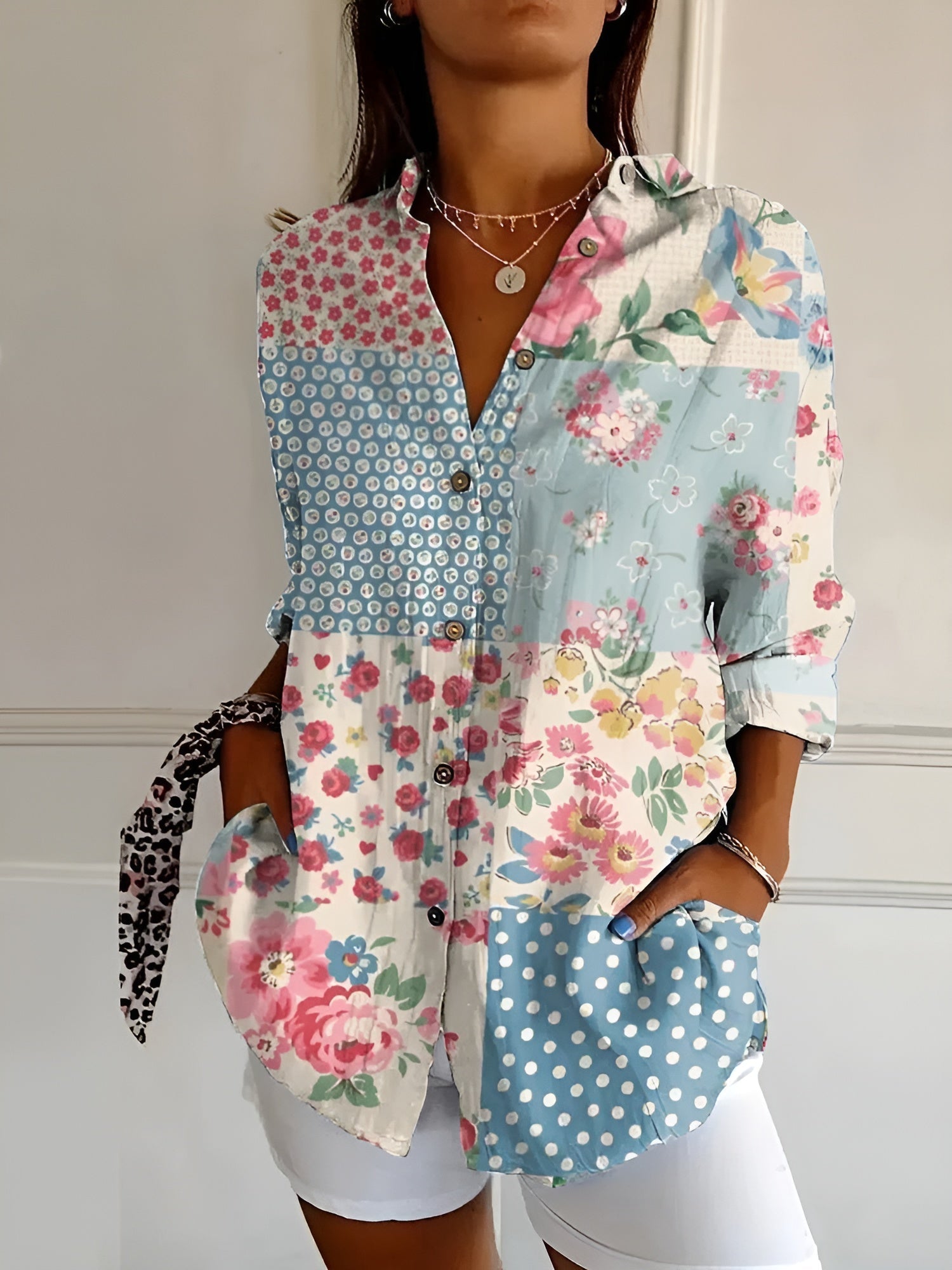 Effortless Elegance Button-Up Shirt