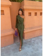 Alaysia™ Women's Long Black Summer Dress