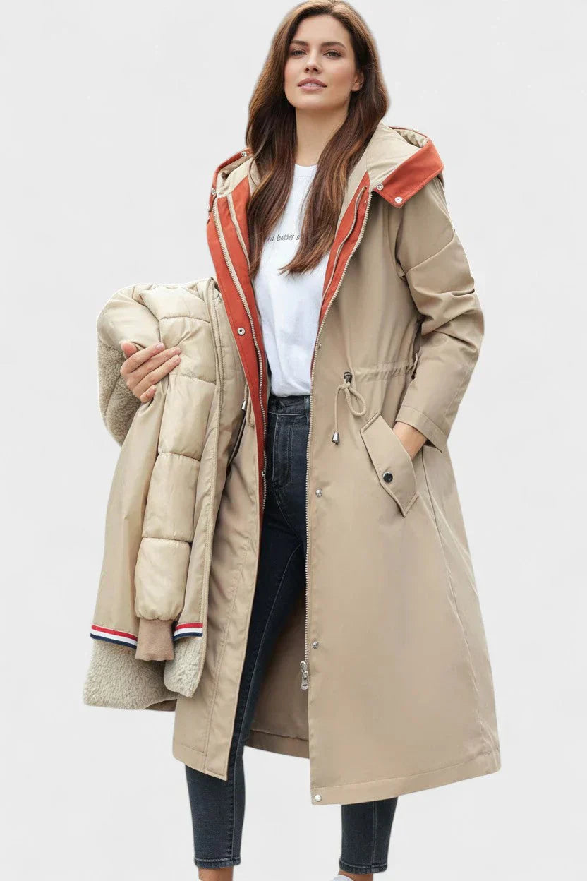 Frostra™ – Autumn Jacket with Hood and Soft Collar