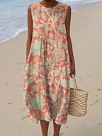 Avelora | Bohemian Floral Maxi Dress